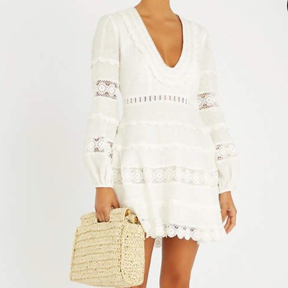 AQUA Bloomingdale’s Castile Plunge Dress - Picture 6 of 10